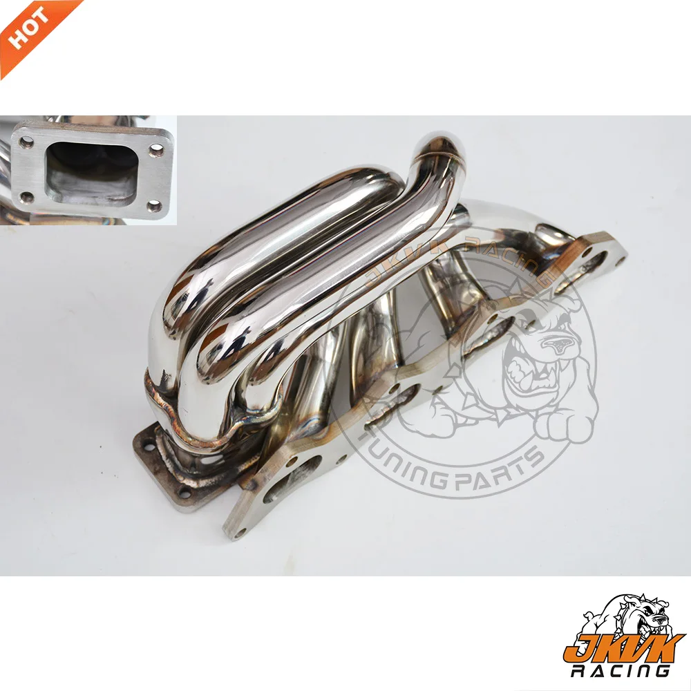 JKVK RACING Full SS304 T25 EXHAUST MANIFOLD LANCIA DELTA INTEGRALE, F AT COUPE 2.0 16V TURBO, AL FA ROMEO 155 2.0 Q4