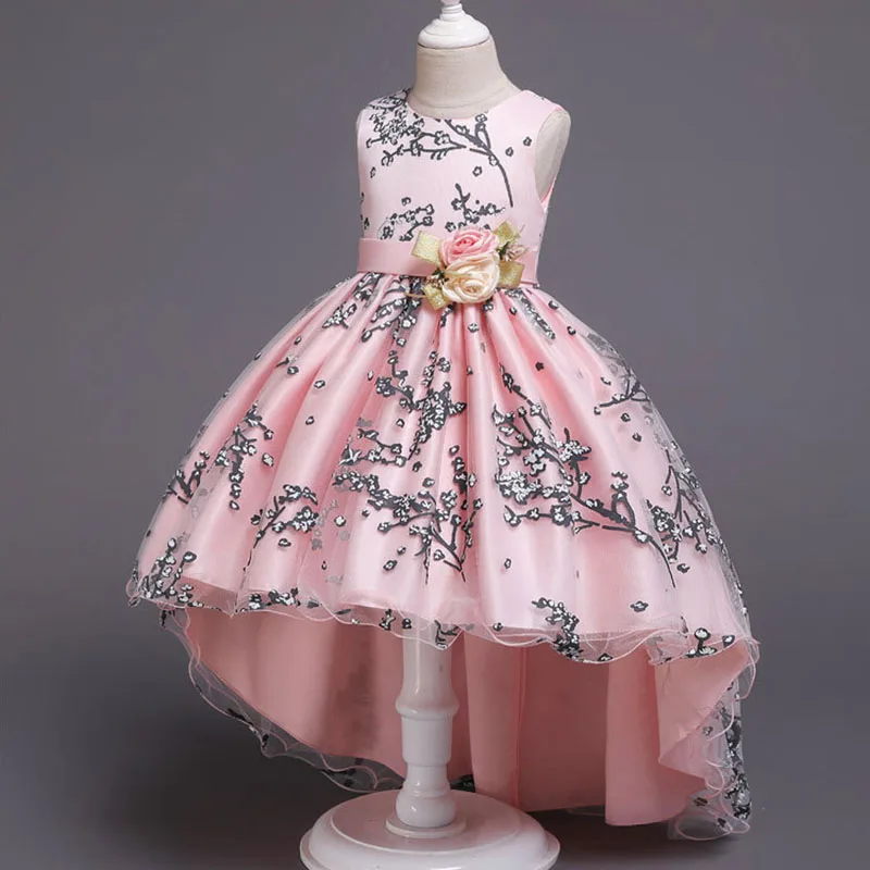 Baby Girls Flower Princess Ball Gown Party Tutu  Dress For Kids Elegant Brithday Wedding Christmas Dresses Children Clothing