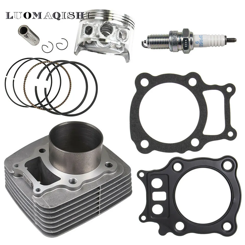 Cylinder Piston Gasket Top End Rebuild Kit Fit For Honda ATV Rancher TRX350 FE FM 4x4 4x2 ES Quad Bike Parts