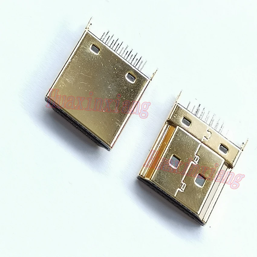 

50 шт./лот HDMI Штекерный разъем 19PIN 19P 1.6 ММ 180-градусный позолоченный