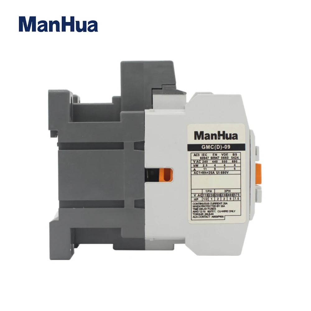 ManHua Three Phase GMC-9 220VAC Electrical Motor Protective Elevator Magnetic Contactor