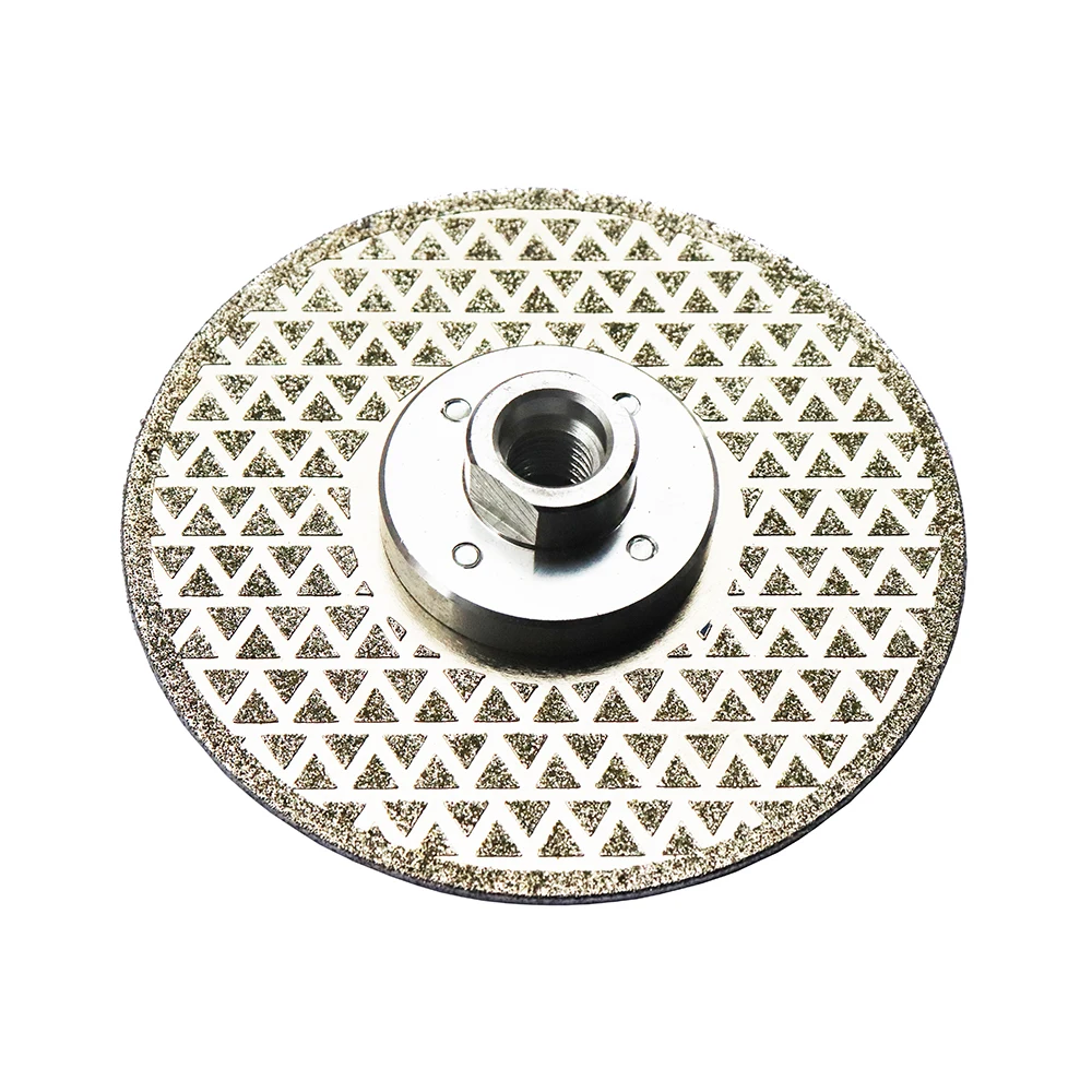 Diamond Saw Blade Electroplated Diamond Cutting Grinding Disc for Marble Granite M14 Thread Electroplated Double Sided