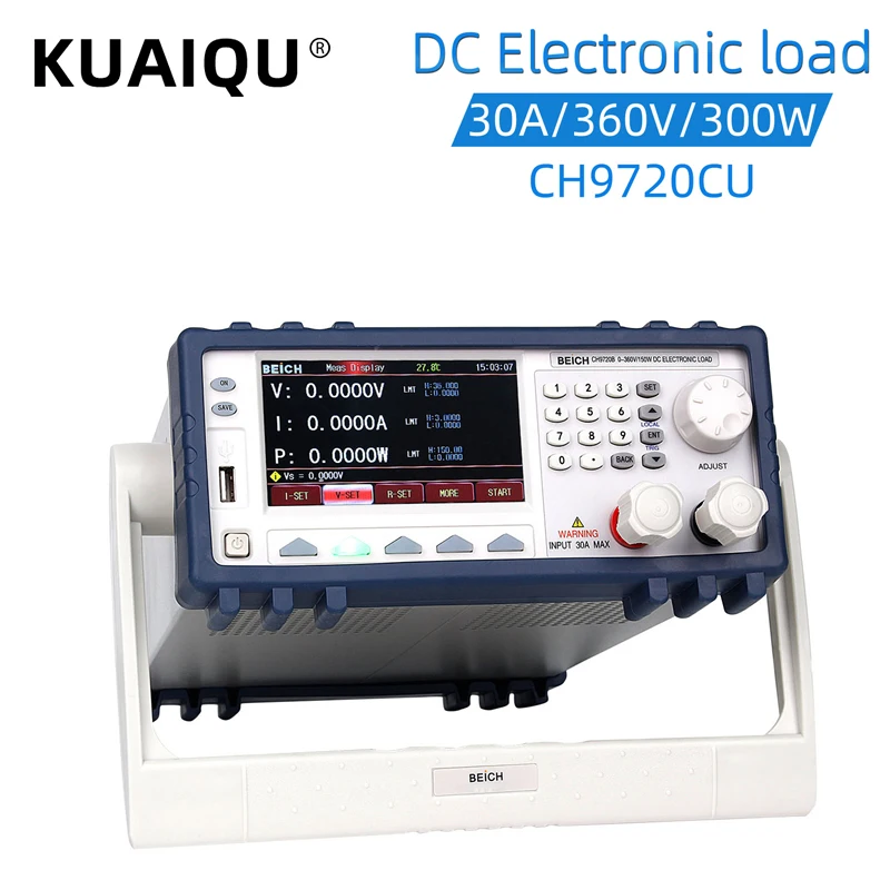 High Precision Programmable dc load Battery Tester CH9720C 300W 360V 30A CH9720B 150W DC Electronic Load