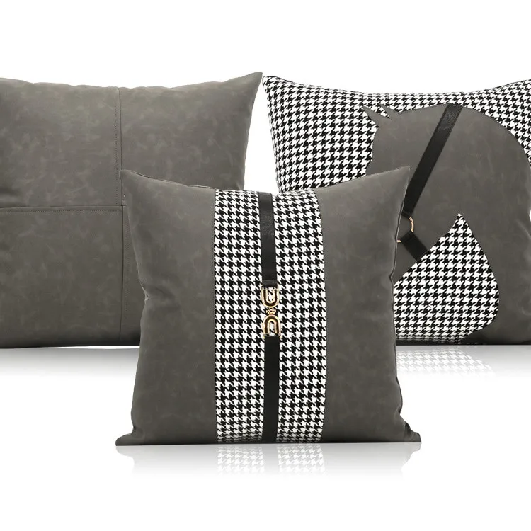 

Наволочка для подушки, подушка с лошадью, из искусственной кожи, с пряжкой на талии