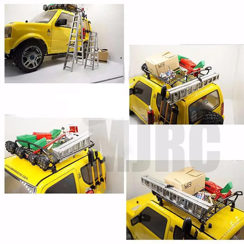 1/10 Maßstab RC Crawler Zubehör ABS Fischgrätenleiter Werkzeuge für Traxxas TRX4 RC4WD Axial SCX10 CC01 D90 D110 TRX6 Autoteil – Detail 2