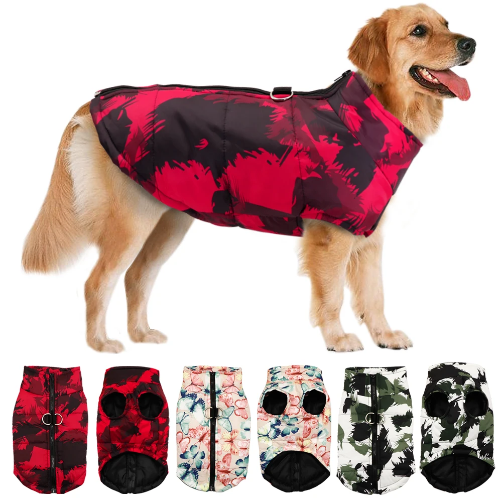 Winter Hond Kleding Franse Bulldog Pet Warme Jas Jas Waterdichte Hond Kleding Outfit Vest Voor Small Medium Grote Honden