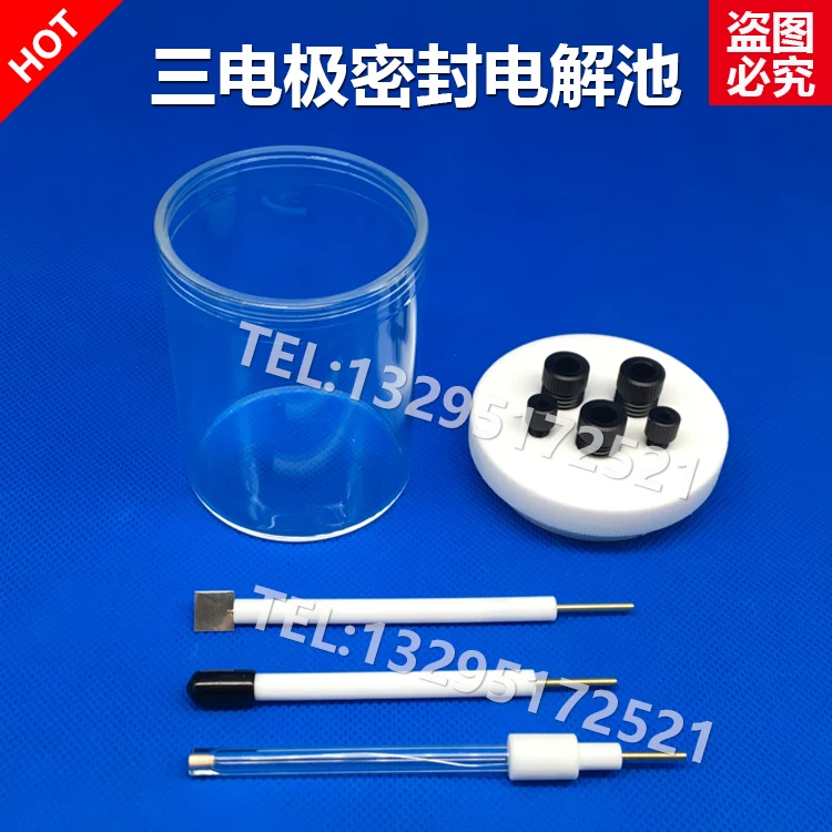 C001 Sealed Electrolytic Cell Device / Five-port Sealed Electrolytic Cell / Electrochemical Three-electrode System Electrolytic