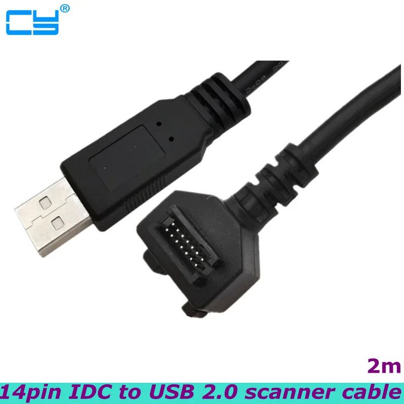 

The Best Quality 14pin IDC to USB 2.0 Commonly Suitable for Verifone VX810 VX820 Scanning Gun Cable 2m