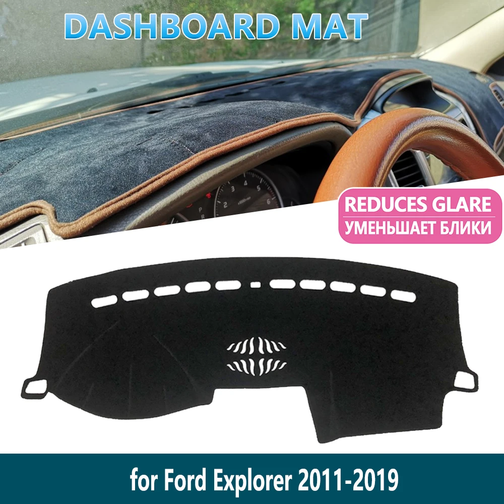 for Ford Explorer 2011~2019 U502 MK5 2013 2014 2015 2017 2018 Dashboard Mat Cover Pad Inner Sun Shade Dash board Car Accessories