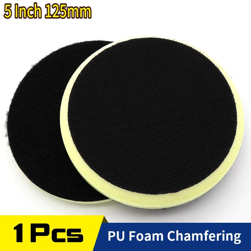 

5Inch 125MM PU Foam Chamfering Interface Pad Hook & Loop Protecting Sander Backing Pad Buffing Pad Cushion Pad for Sanding Pads