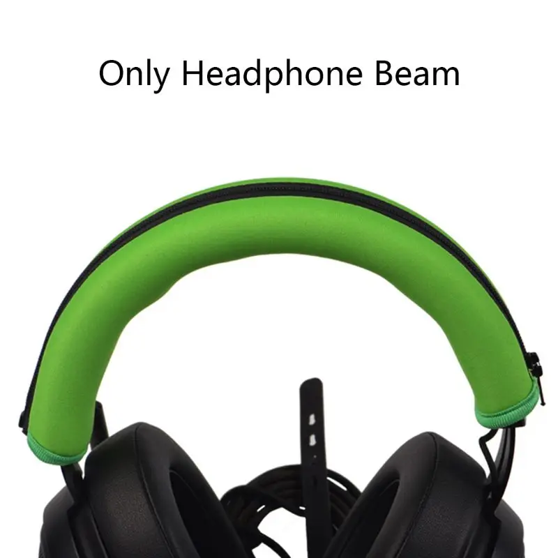 หูฟังHeadband Cushionแผ่นกันชนฝาครอบซิปสำหรับRazer Kraken PRO 7.1 V2ชุดหูฟัง