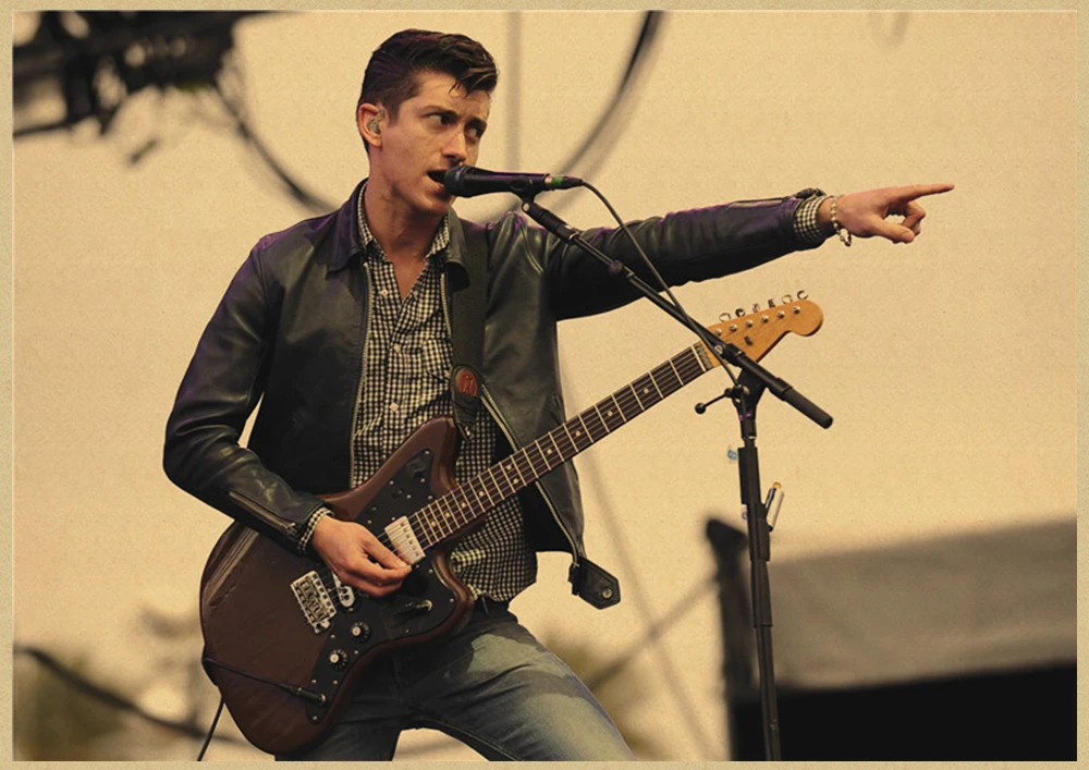 Arctic Monkeys Rock band Kraft Paper Paper Posters Wall Home Bar Posters Home Decor Home Decor wall sticker