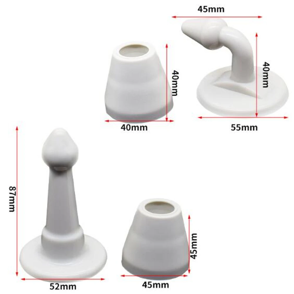 Punch-free Silicone Door Stopper Mute Household Anti-collision Door Stop Door Stopper Bedroom Door Touch Wall Hand Door Stop