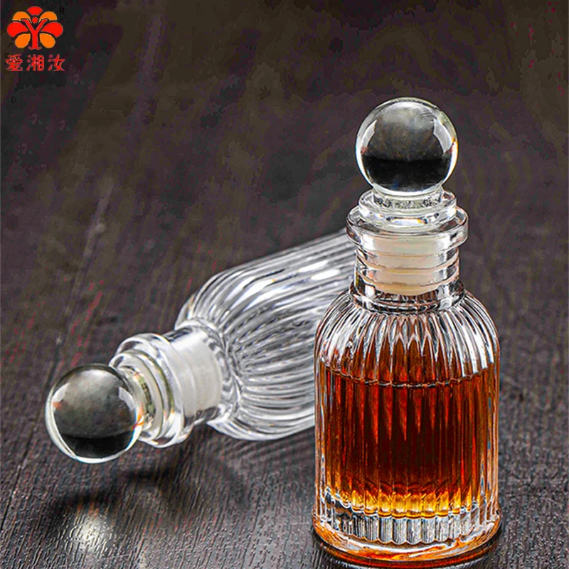 Aixiangru Bitters Bottle Mini Cocktail Bitters Glass Sealed Flavoring Aromatherapy Medicine Wine Essential Oil Bar Tools 40ml