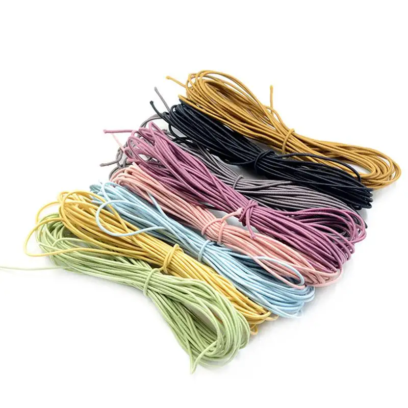 1pc Creative 14.6ft Elastic String DIY Candy Colors Elastic Band Elastic Rope For Hair DIY Head Rope Accessories For Women Girls