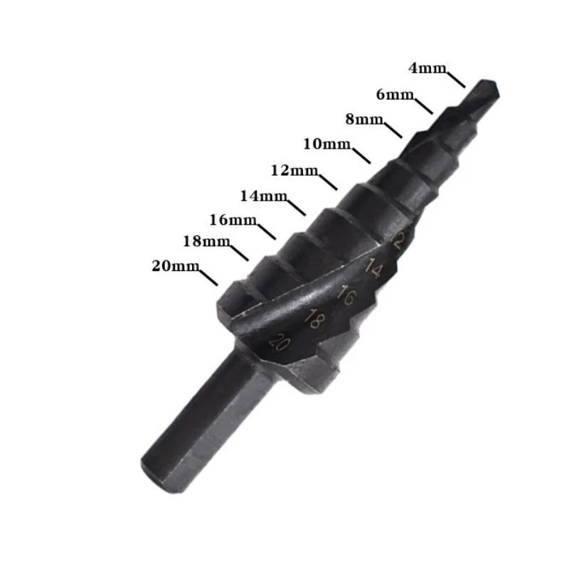 Brocas avulsas hss cobalto 3-32mm, para alta velocidade de aço espiral de nitrogênio broca de metal em cone
