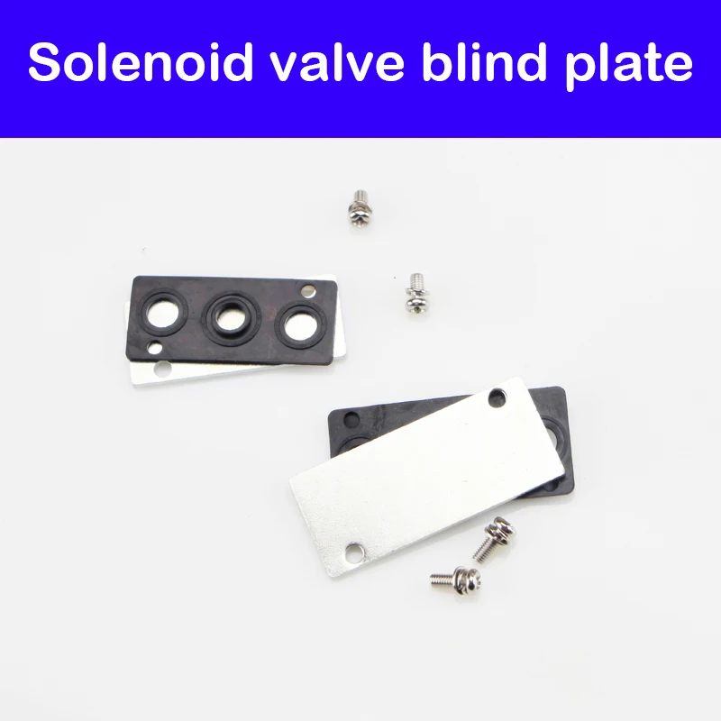 Solenoid valve manifold gasket blind plate 4V110/4V210/4V310/4V410