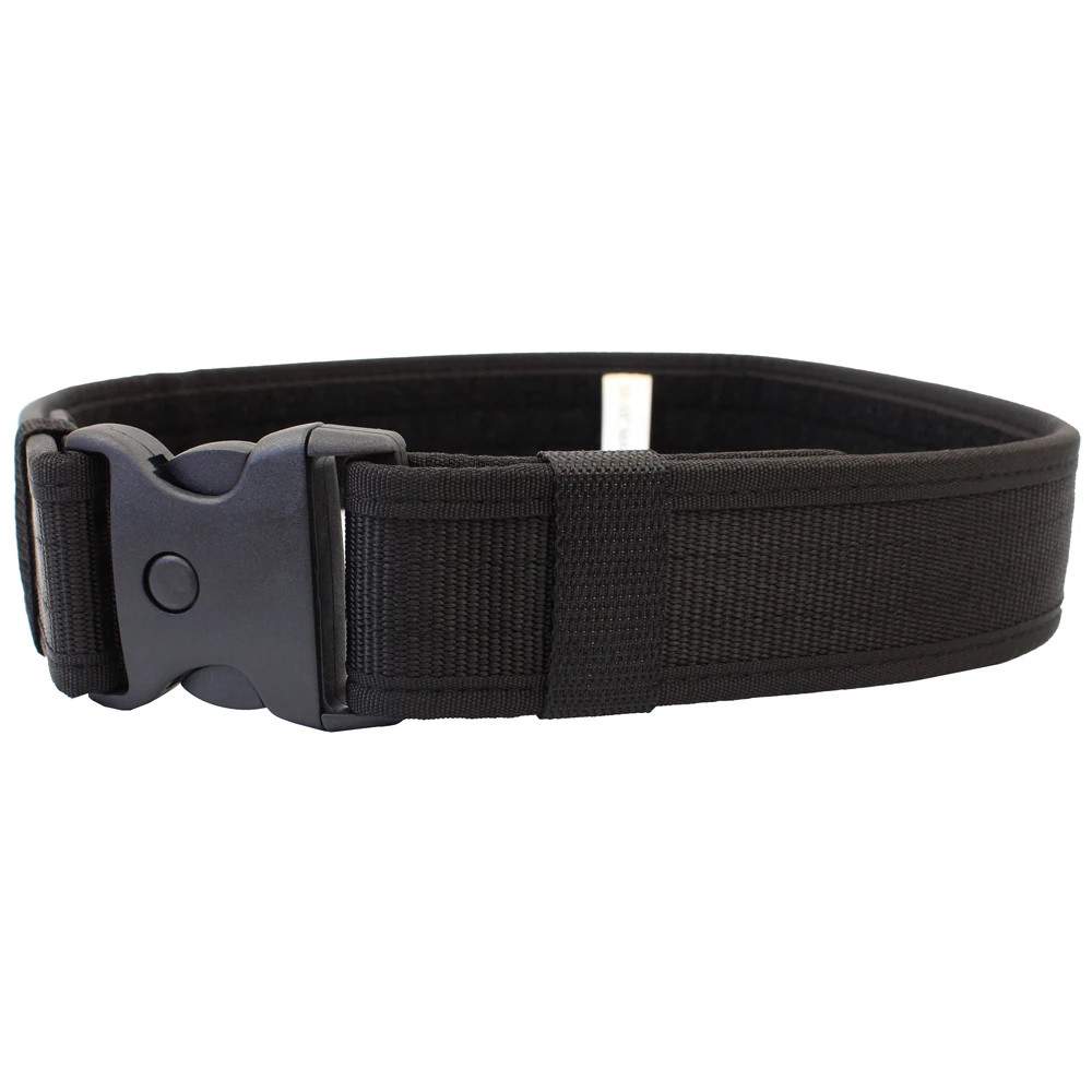 ROCOTACTICAL Reinforced 2-Inch Web Duty Belt with Loop Inner, Nylon Sentinel Duty Web Belt, Tactical Police Utility Belt