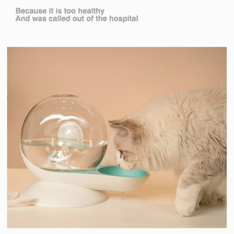 2.8L Pet Snail Shape Water Dispenser Large Capacity Katten Drinking Bowl Automatic Pet Feeder Cat Drinking Fountain Pet Supplies