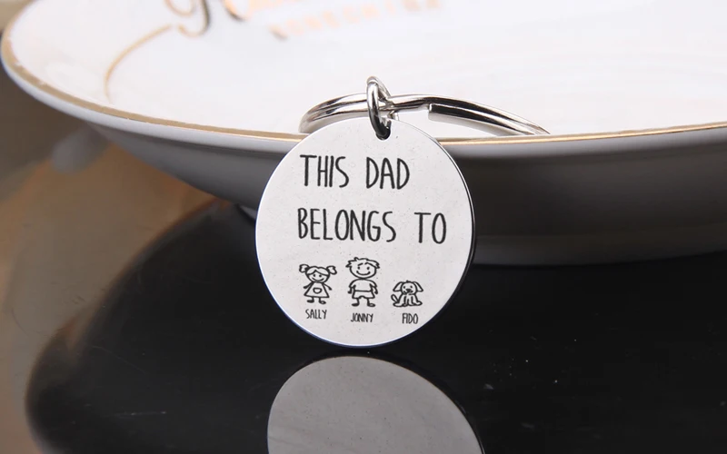 The name of the key chain pet. This father belongs to the mini key chain family. The gift comes from his father's jewelry