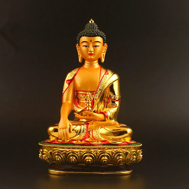 

Resin Aksobhya Bodhisattva Buudha Putting Decorate Statue Small Collective Figurine