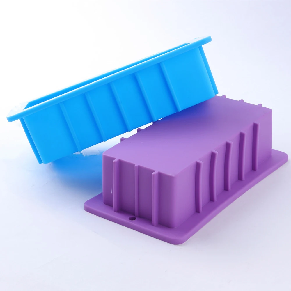6 inch Large Square Cube Rendering Soap Silicone Molds DIY Toast Loaf Soap Making Mould Handmade Soap DIY Crafts Soap Decorating