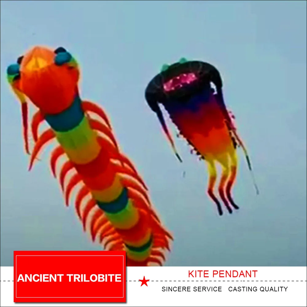 Ancient Trilobite kite  Large Software Kite Pendant Large Oversized Kite 12m  30m