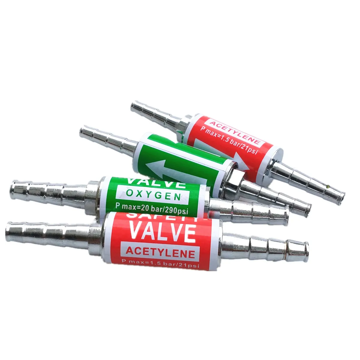 Safety Valve Flashback Arrestor Oxygen Acetylene/Fuel Welding/Cutting Torch 8mm or 6mm Hose Flame Buster