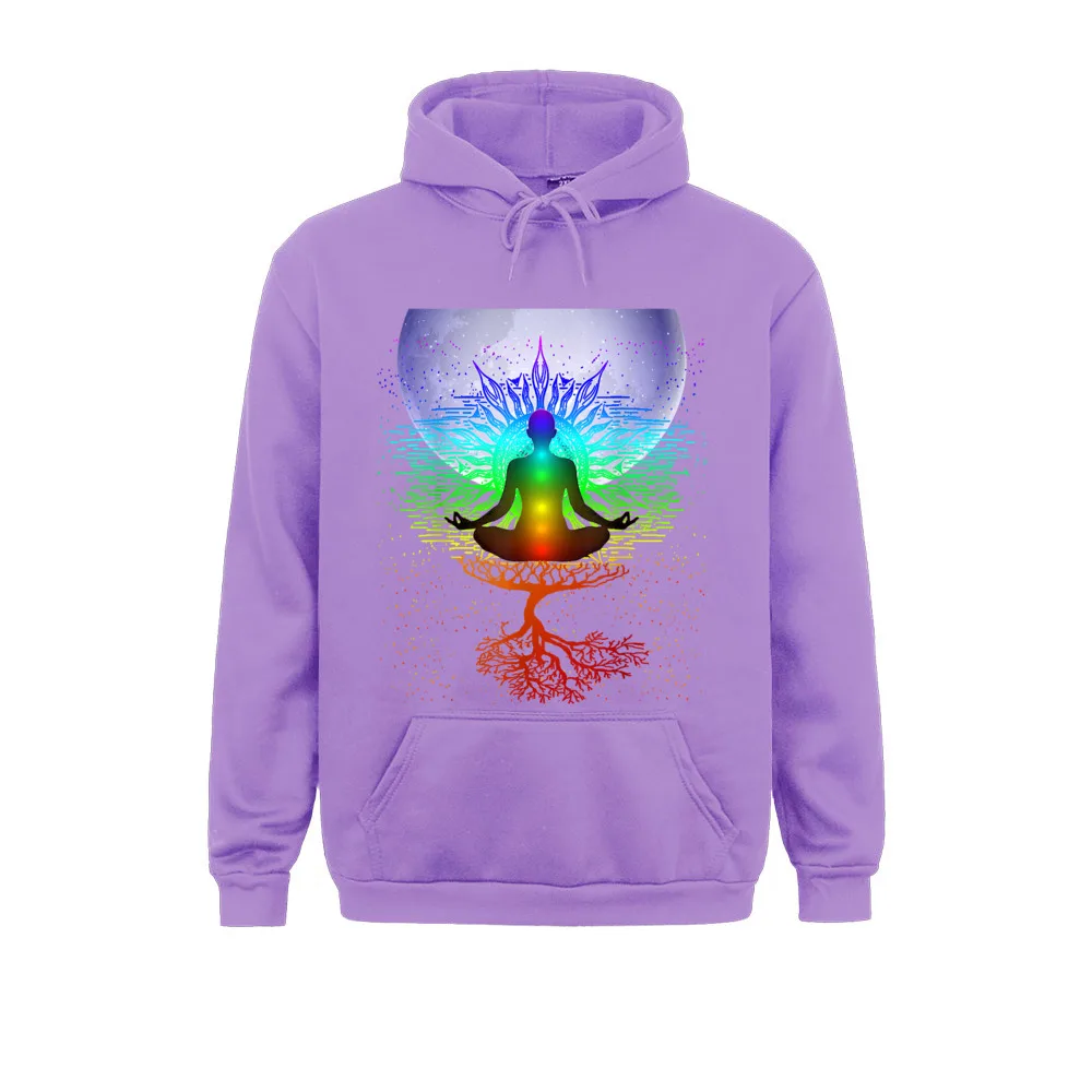 Masculine Chakra Meditation Moon Tree Of Life Sweatshirts For Women Men Company Spring/Autumn Hoodie Long Sleeve Sportswear