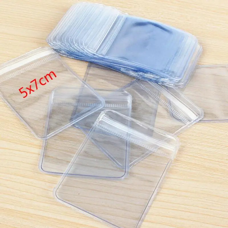 Transparent Self Sealing Thick Plastic Bag, Electronic Components, Jewelry,Handicrafts, Coinning Storage Bag 4x6/6X8/7X10/5X7CM