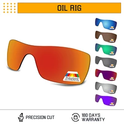 Bwake Polarized Replacement Lenses for-Oakley Oil Rig Sunglasses Frame - Multiple Options