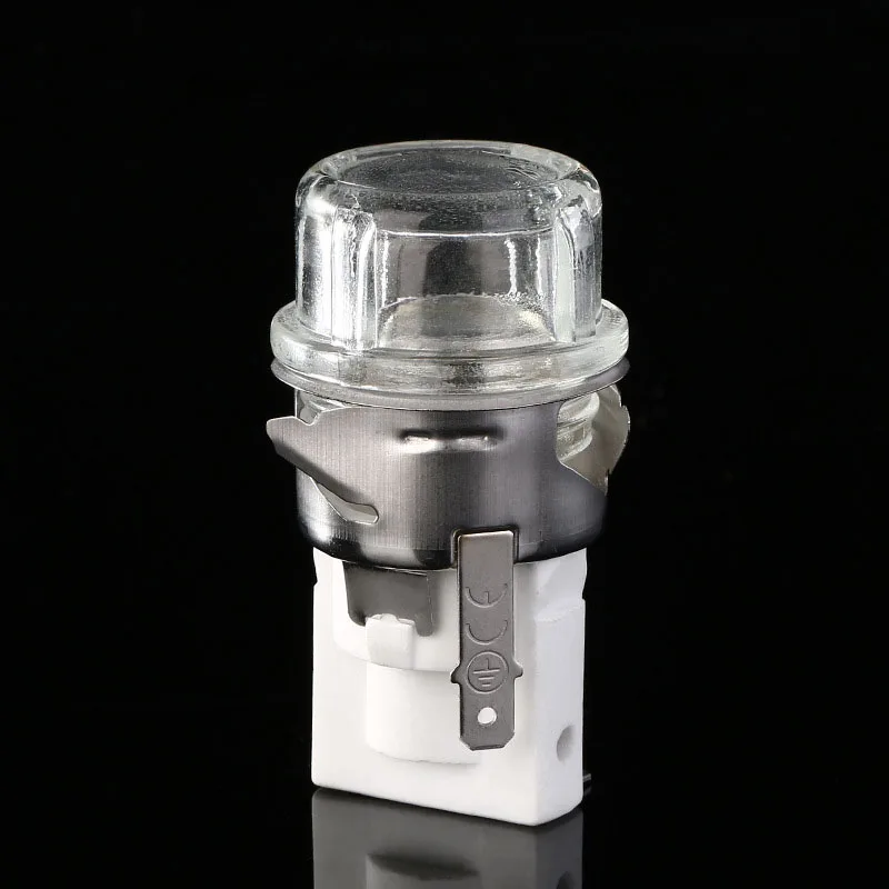 High temperature resistant lamp holder lamp holder Oven lamp holder 500 degrees E14 screw mouth with quartz lampshade