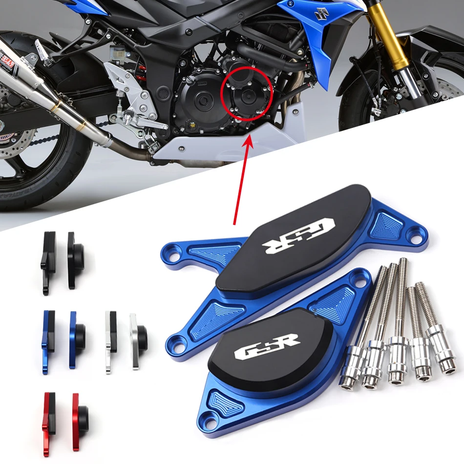 

For Suzuki GSR750 GSR600 GSR400 GSR 400 600 750 CNC Engine Guard Protector Crash Pads Sliders Falling Protection Accessories