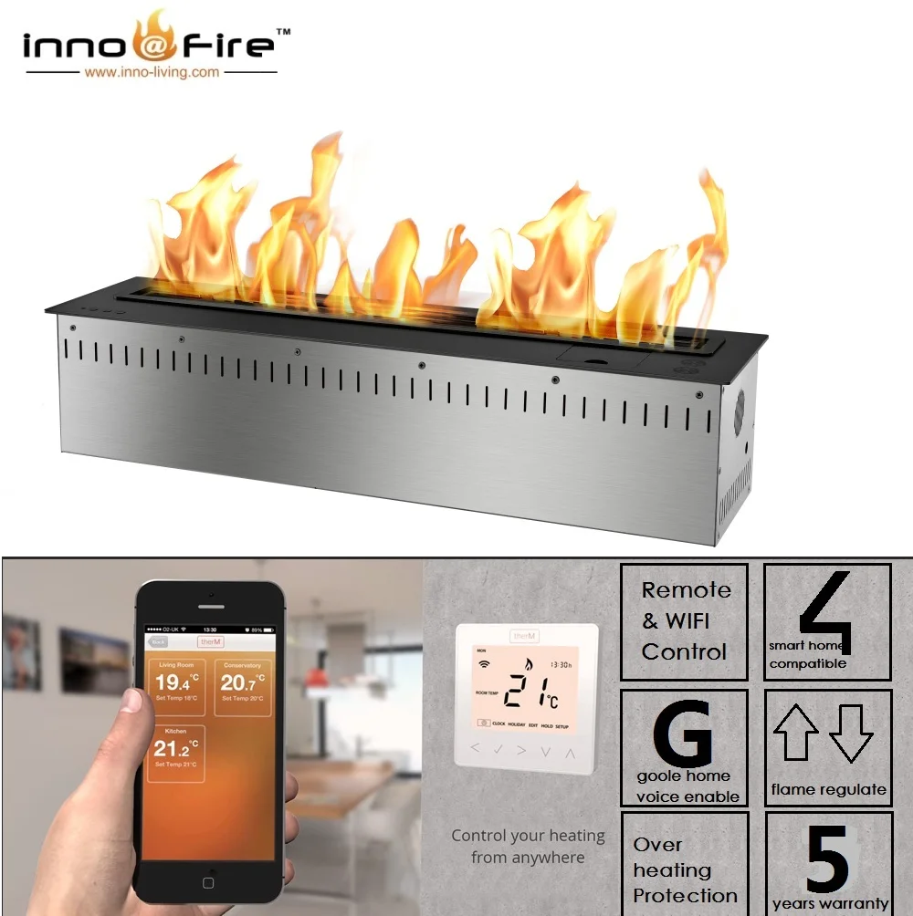 Inno-Fire 36 inch  bio ethanol fireplace indoor bioethanol burner