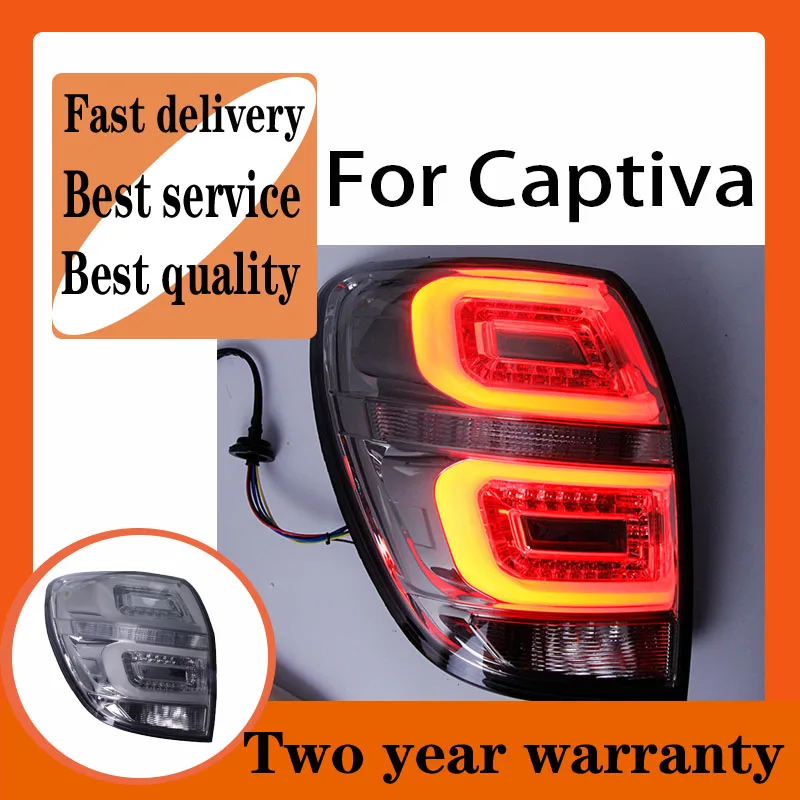 For Chevrolet Captiva Tail Lights 2008-2017 New Kaptiva LED Tail Lamp DRL Signal Brake Reverse auto Accessories