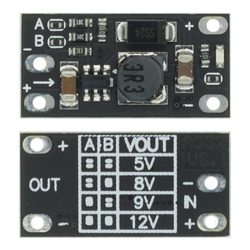 ミニ多機能LED電圧モジュール,5V, 8V, 9V, 12V, 1.5A, 1ユニット,新品