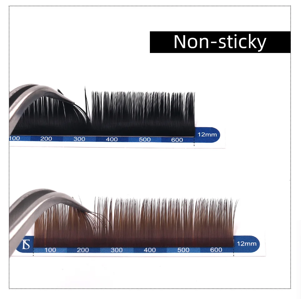 NEWCOME Indywidualne Rzęsy do Przedłużania Jedwab Norka 3D Naturalne Miękkie Ręcznie Robione Rzęsy do Graftingu Cilios Narzędzia do Makijażu