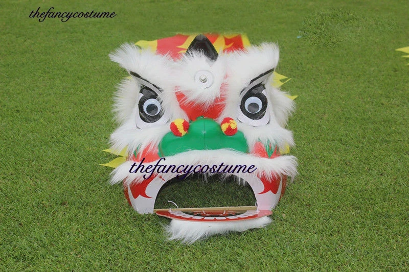 Chinese Lion Dance Set 3-10 age Boy Girl Mascot Costume Cartoon Props  Play Stage Outfit Sport Traditional Christmas Spring Year