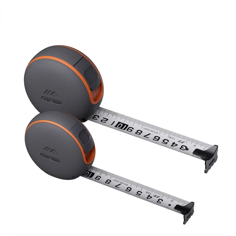 Youpin 5.5 متر/3.5 متر السيارات الذاتي قفل المحمولة شريط القياس المغلفة ارتداء مقاومة شريط قياس صلب الشريط حاكم مع زر الفرامل