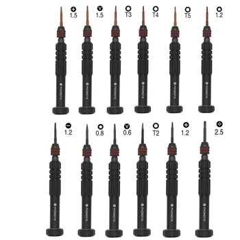 12 1 hassas tornavida seti Phillips Torx Pentalobe tornavida mobil ekran onarım aracı kiti için elektronik alet kiti