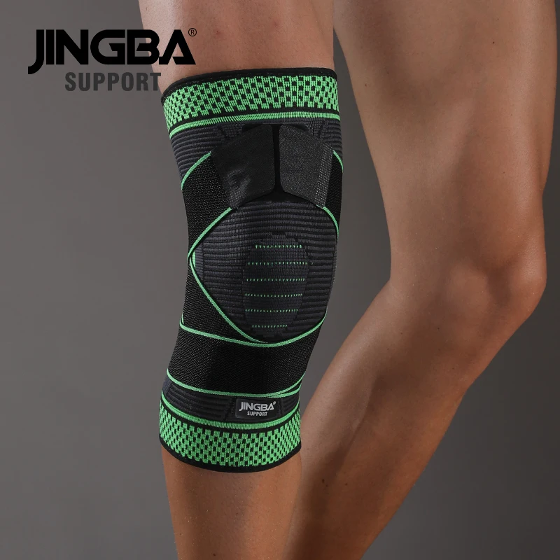 JINGBA SUPPORT 2020 New Outdoor Sports knee protector Volleyball Basketball knee pads knee brace support protector Safety Bandag