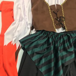 Kaptan Jack Sparrow kostüm, kadınlar için korsan, erkekler için, karayip korsanları Cadılar Bayramı Cosplay giyim seti, takım elbise için yetişkin Jack sparrow kıyafetinin en iyi 10 satışı-no. 3
