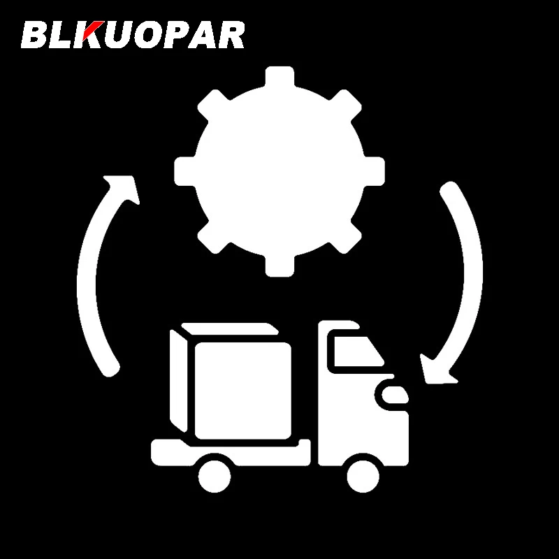 BLKUOPAR for Transportation Logistics Car Stickers Sunscreen Fashionable Decals Sunscreen Personality Decor Car Styling