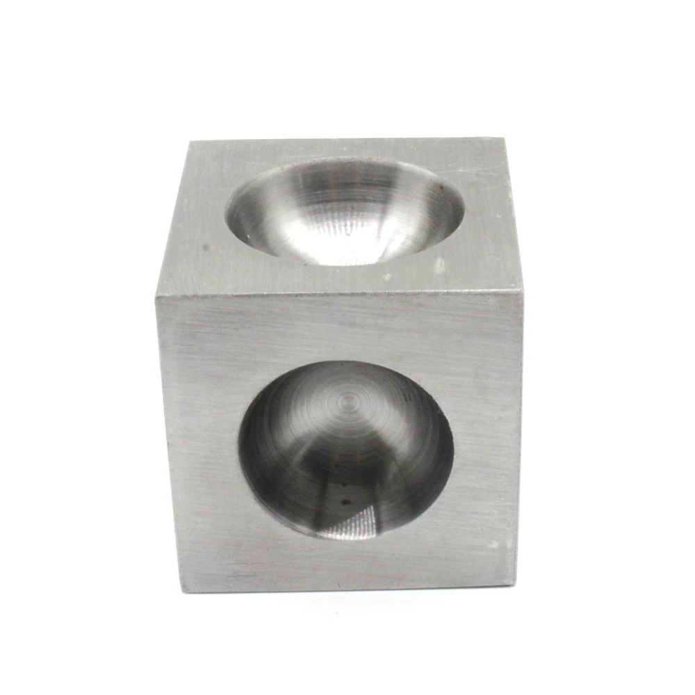 MIni Square Dapping Block for Shaping Texturizing 25mm Jewelry Doming Tool