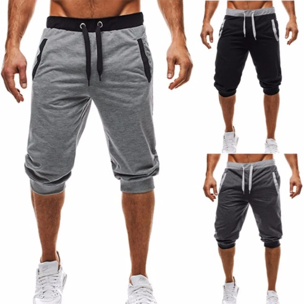 men breeches sport casual tight harem soft 3/4 fashion new brand men sweatpants summer comfort short Wukong