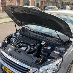 Per Peugeot 308 T9 2014-2021 cofano cofano anteriore modifica puntoni a Gas supporti di sollevamento ammortizzatori asta ammortizzatore barra di sostegno fibra di carbonio