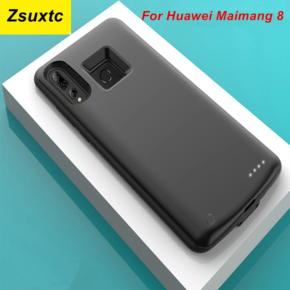 6500 Mah For Huawei Maimang 8 Battery Case Smart Backup Charger Cover Pack Power Bank For Huawei Maimang 8 Battery Case