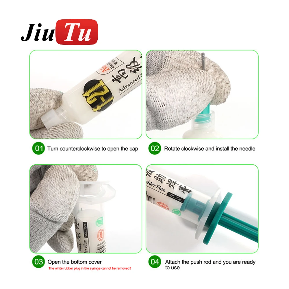 Jiutu ใหม่ล่าสุด F-21สังเคราะห์คุณภาพสูง BGA ขั้นสูงบัดกรีบัดกรีสำหรับ Rework ส่วนประกอบลากดีบุกบัดกรี