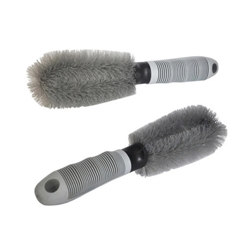 Straight and Curved Tire Brush, Car Wheel Cleaner, Rim Wash, Auto, Vehicle, Engine, Motorcycle