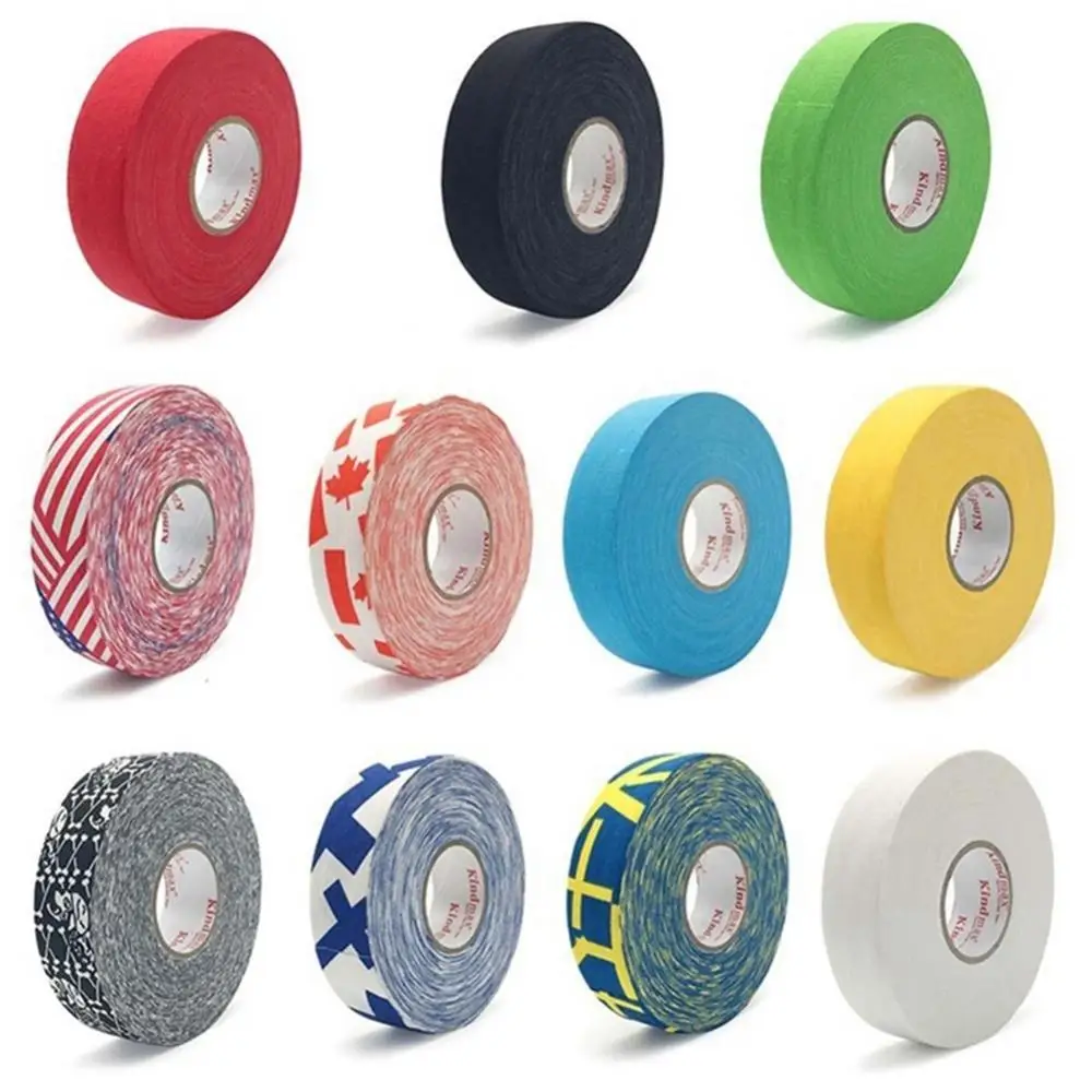 Ice Hockey Bar Tape Suitable for Badminton Handle Bike Grip  Anti-slip Cloth Sticky Tape Wearproof  Bar Wrap Cloth Ice Roller